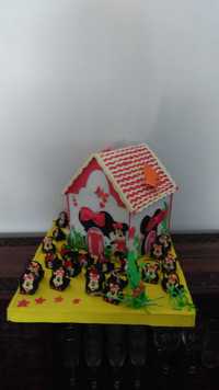 Casa da minnie "vermelho"