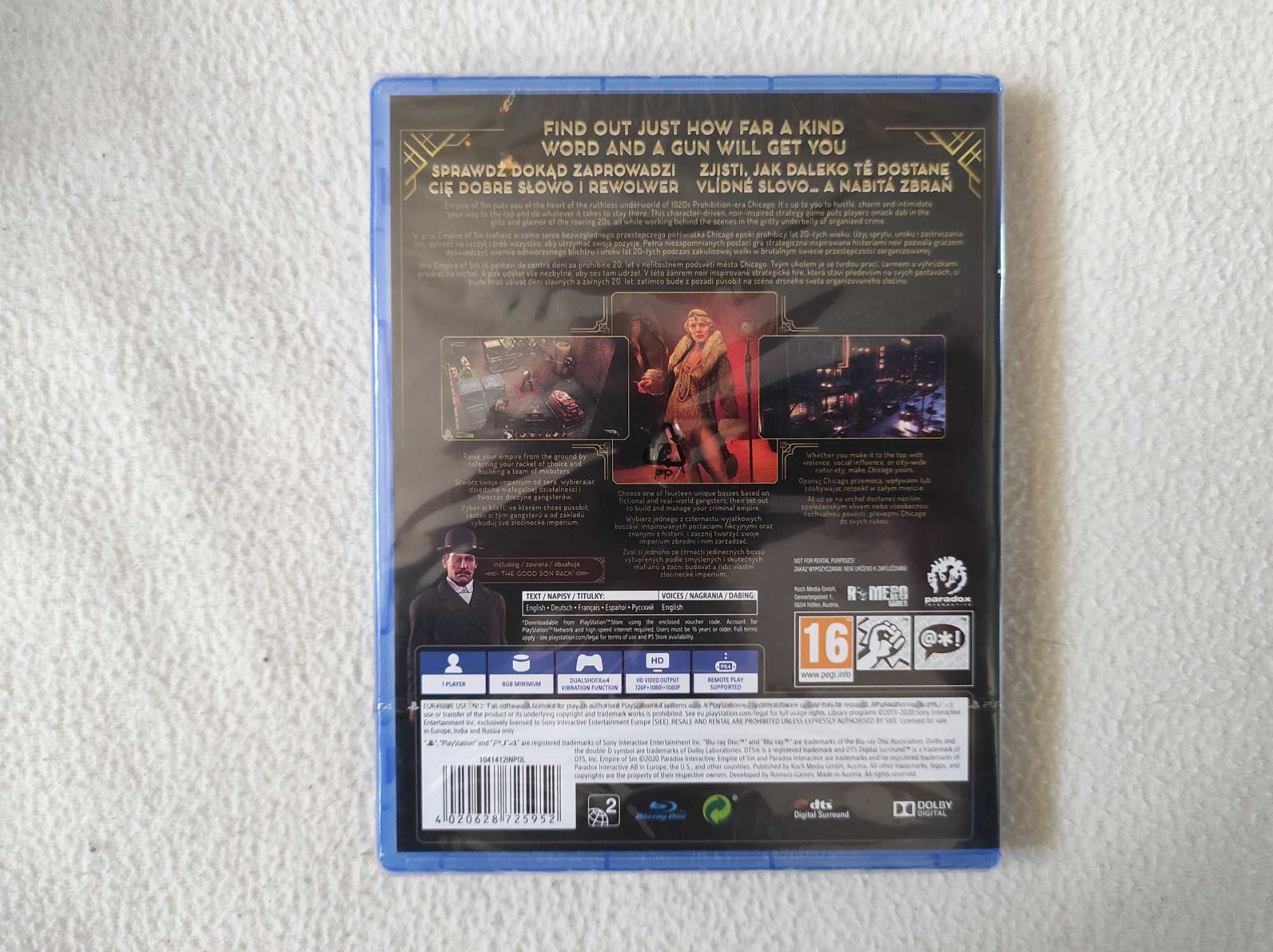 Nowa - Empire of Sin Day One Edition - PS4