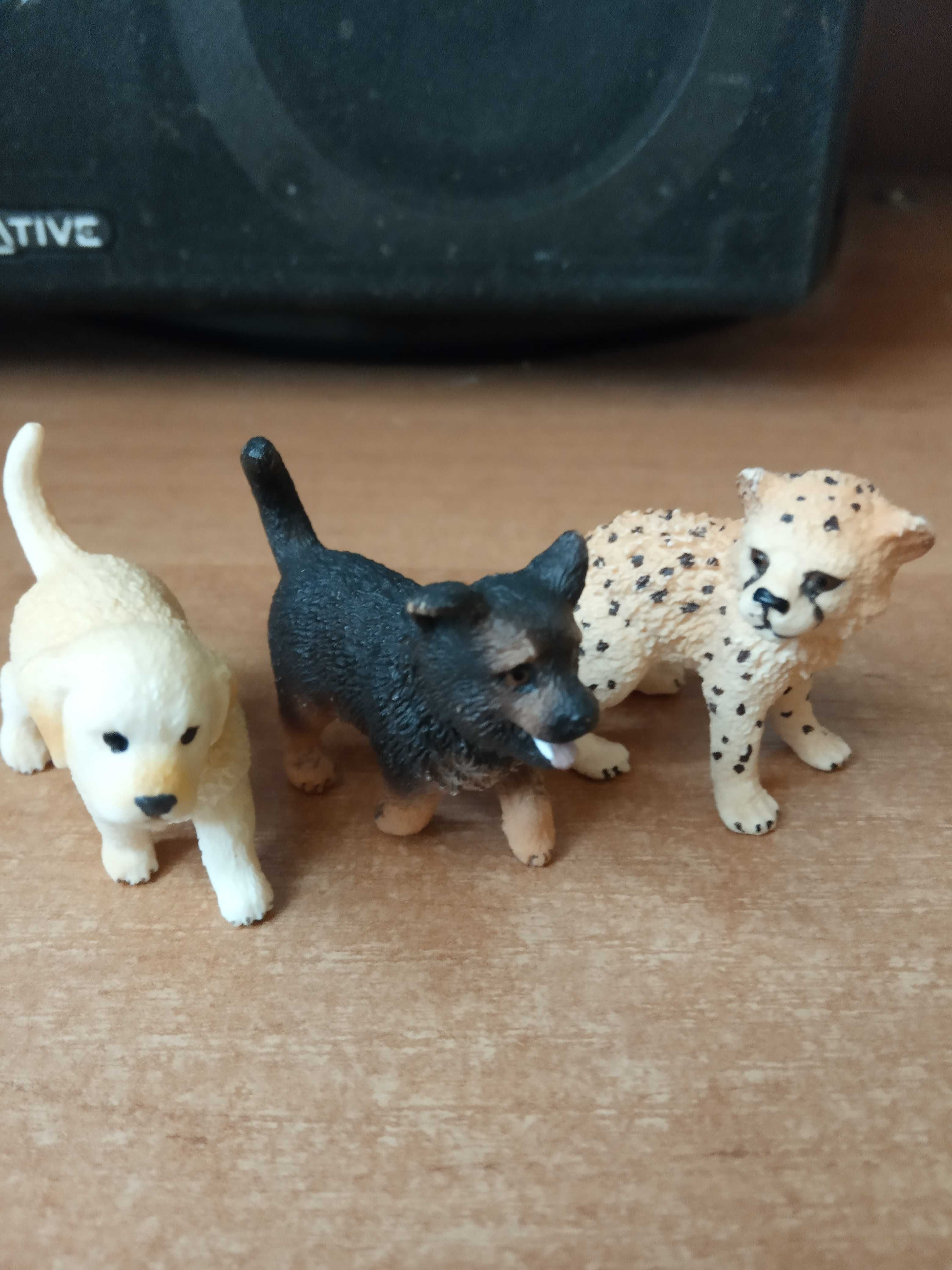 różne zwierzęta schleich 3 szt