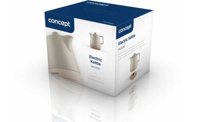 Czajnik elektryczny Concept 1200 W beżowy/brązowy