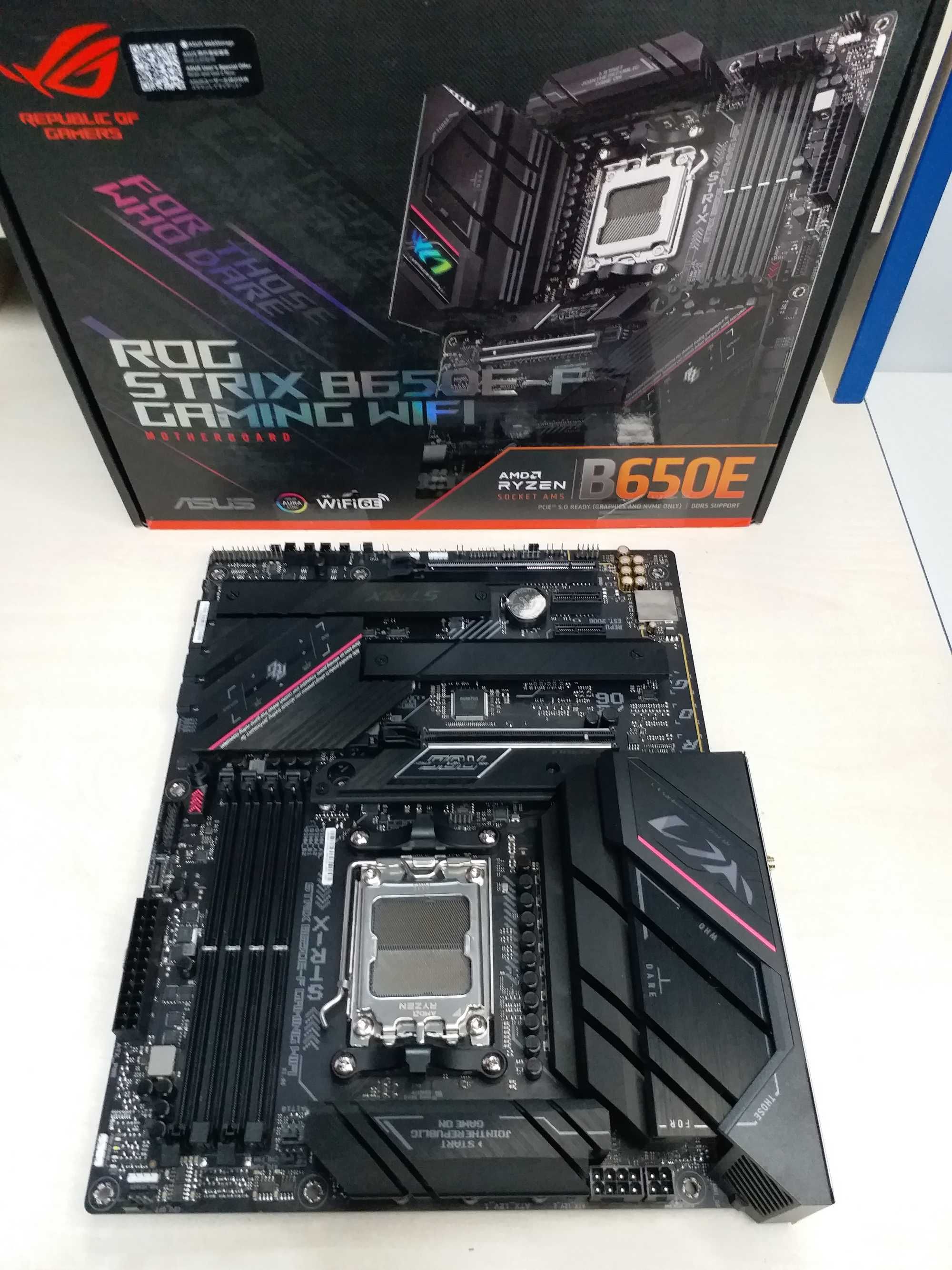 Топ плата Asus ROG Strix B650E-F Gaming WiFi   AM5 DDR5