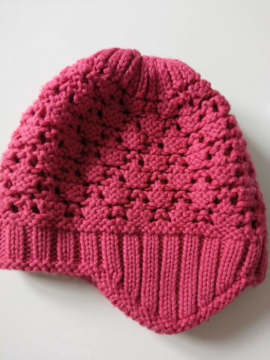 Volan czapka ciepła uszatka rozm uniwersalny