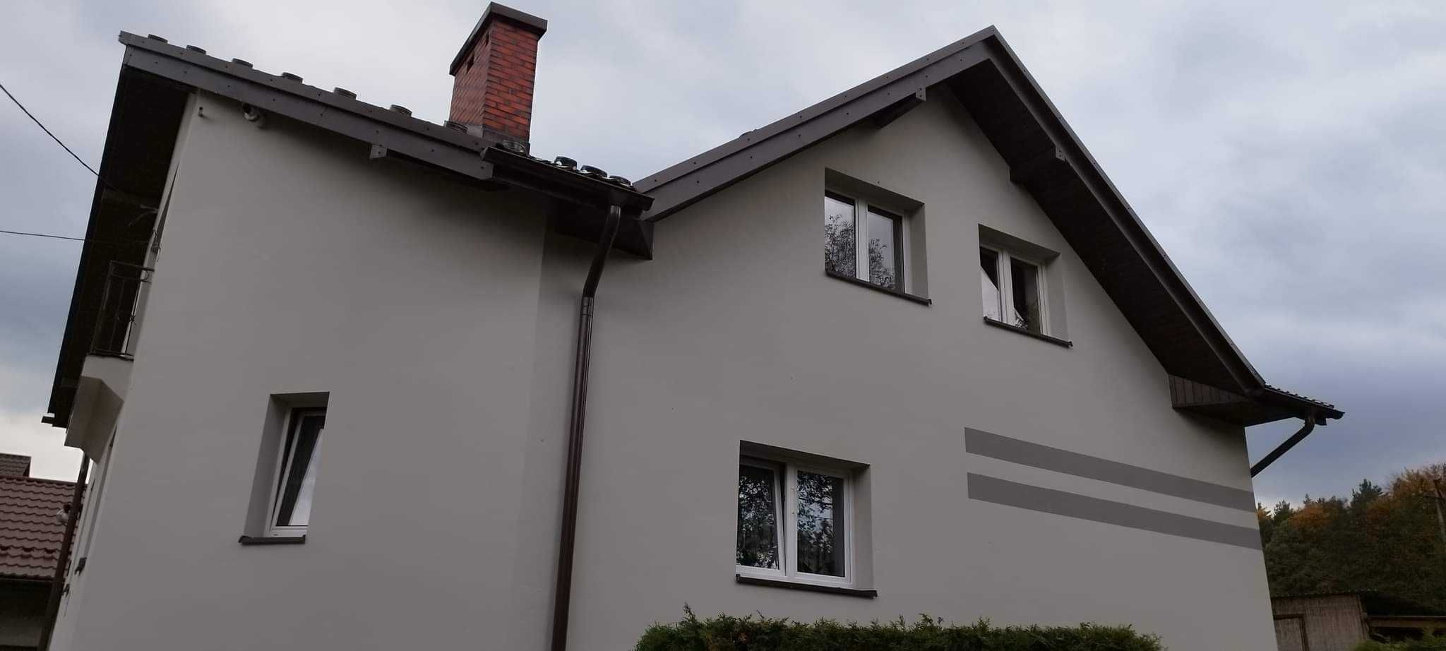Malowanie dachów,elewacji,Naprawa dachów montaż rynień-sniegołapów