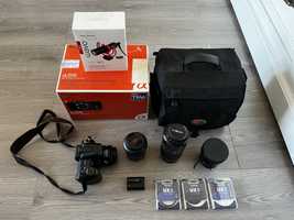 Sony A200 kit flinta fisheye 50mm