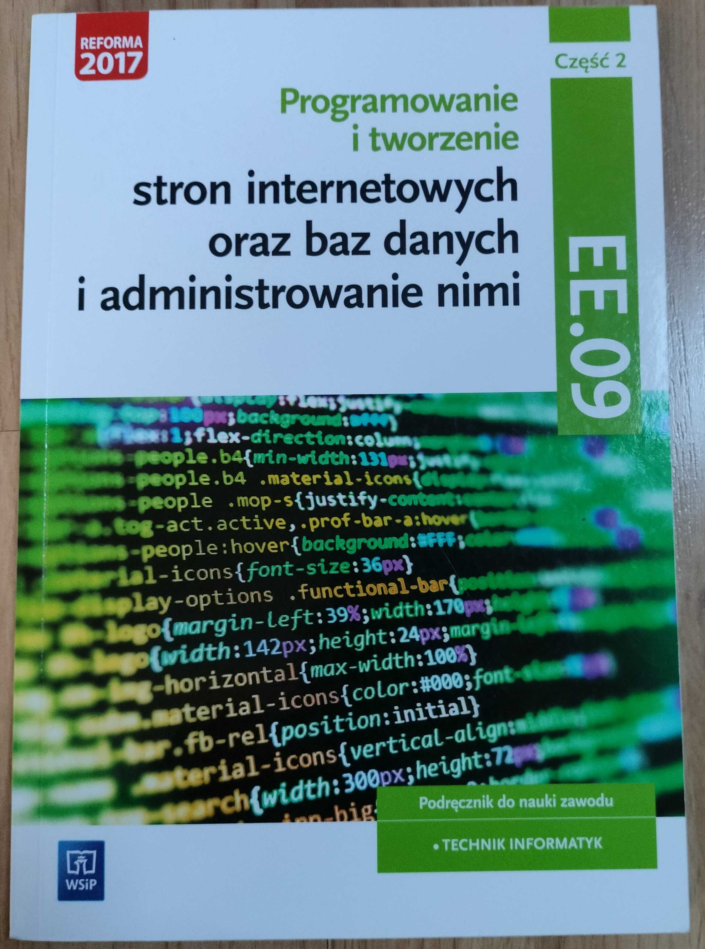 EE.09 Programowanie i tworzenie stron internetowych oraz baz danych 2