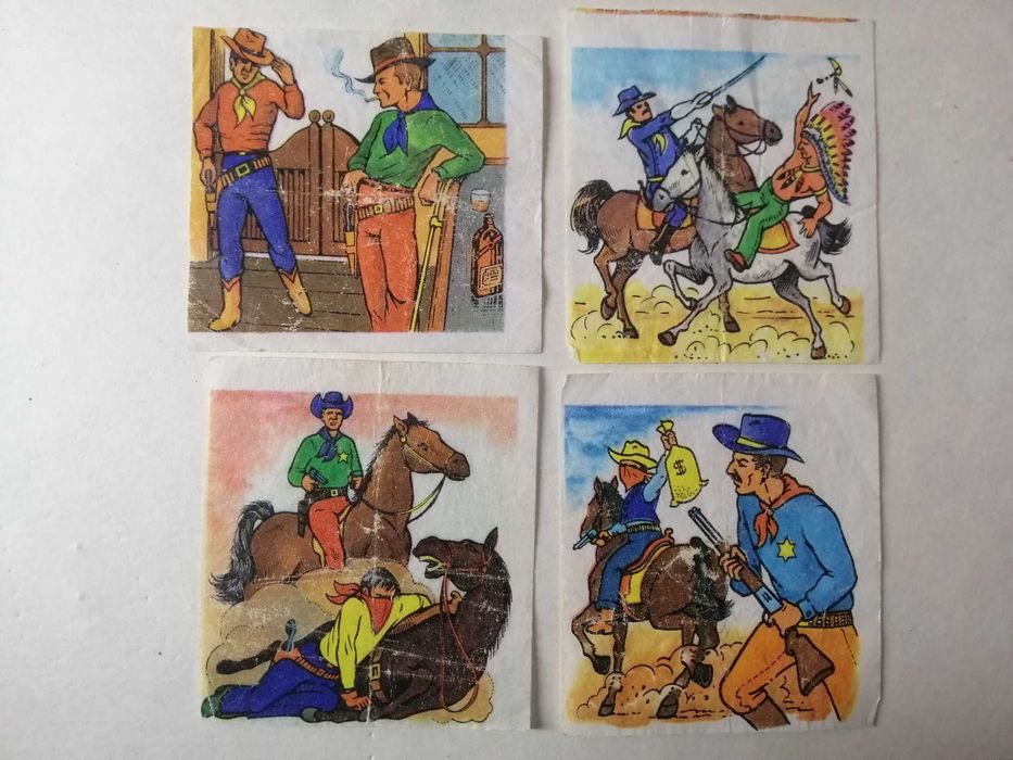 Вкладыши от жвачек Comics 17 Wild West -*?