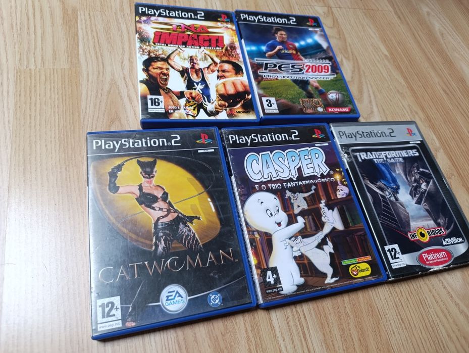 Ps2 catwoman casper Transformers tna impact pes 2009