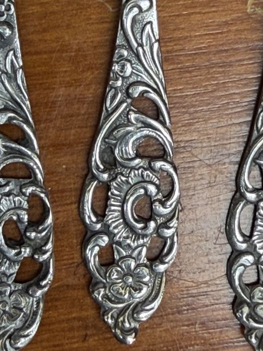 Widelczyki posrebrzane 5 szt