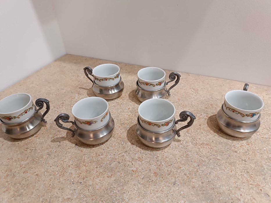 Zestaw 6 filiżanek do kawy lub herbaty