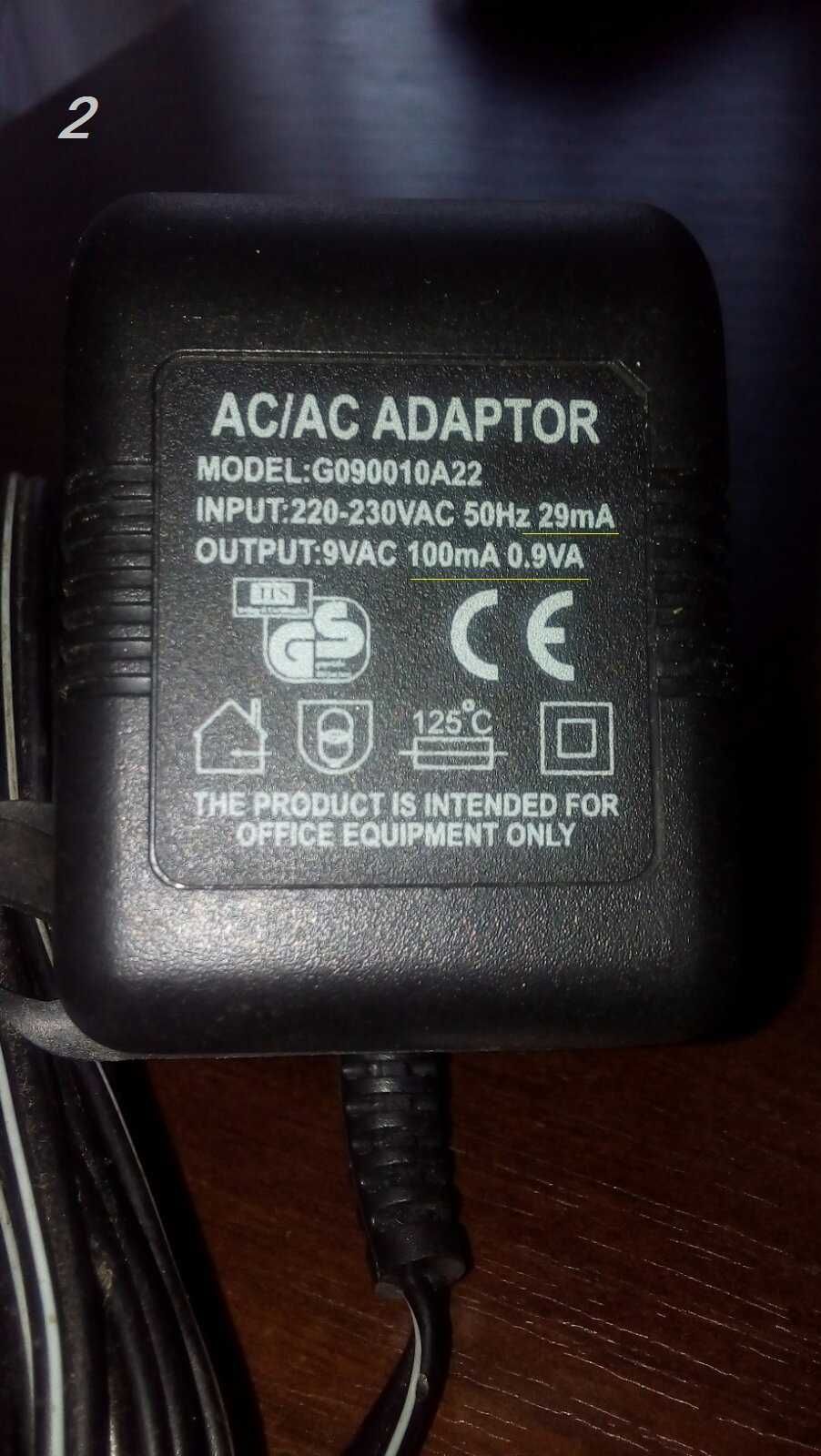 Блок питания Сетевой адаптер  AC DC Adaptor Intel