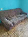Kanapa sofa do domu brazowa 3 osobowa ko