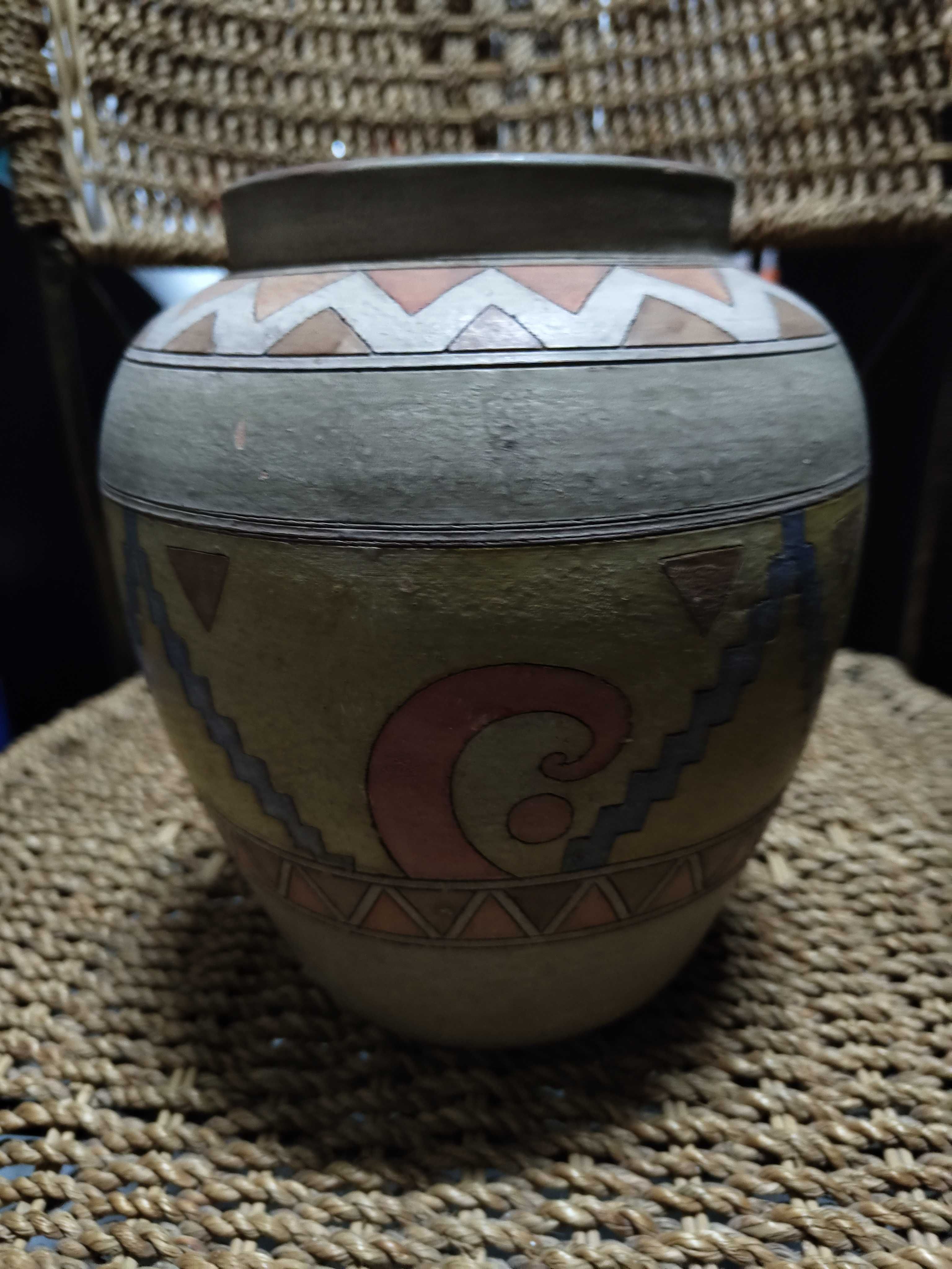 vaso estilo rustico