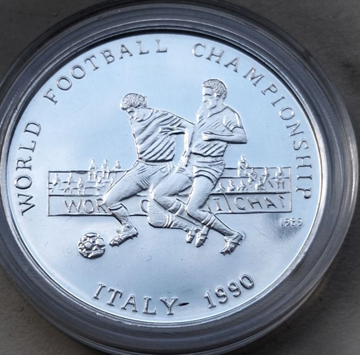 Afganistan 500 Afgani 1990 r Mistrzostwa Świata Włochy srebro 999