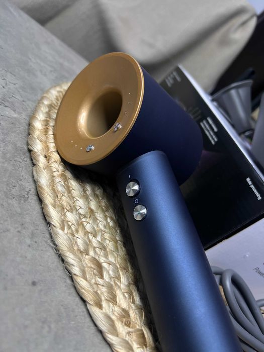 Фен Dyson Super Hair Dryer синьо-золотий для ідеального укладання 1