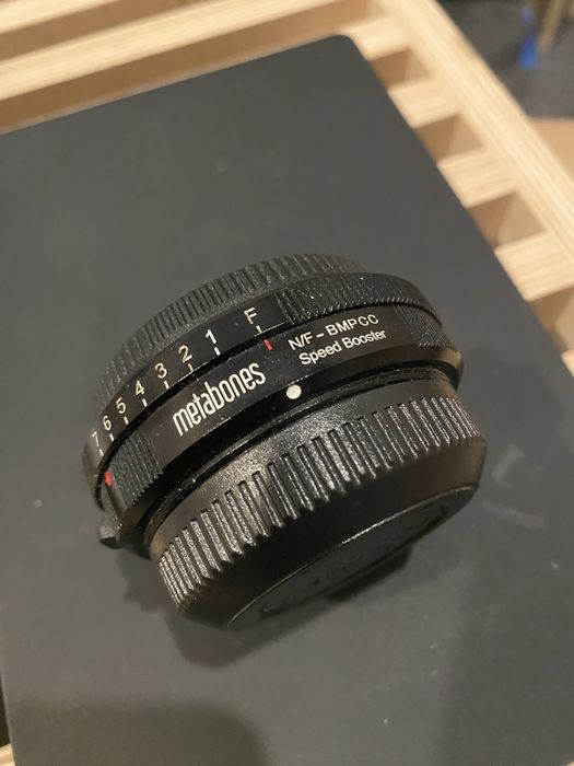 Metabones BMPCC speedbooster MFT/ NikonF x0,58