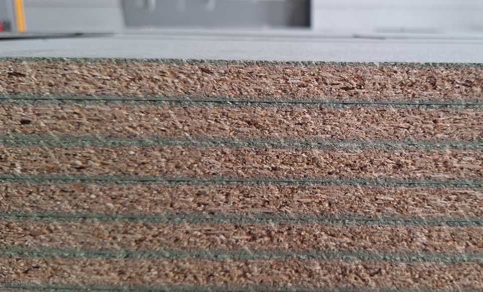 Płyty wiórowe MFP P5 Zielone 2500x1200 mm VMG Lignum