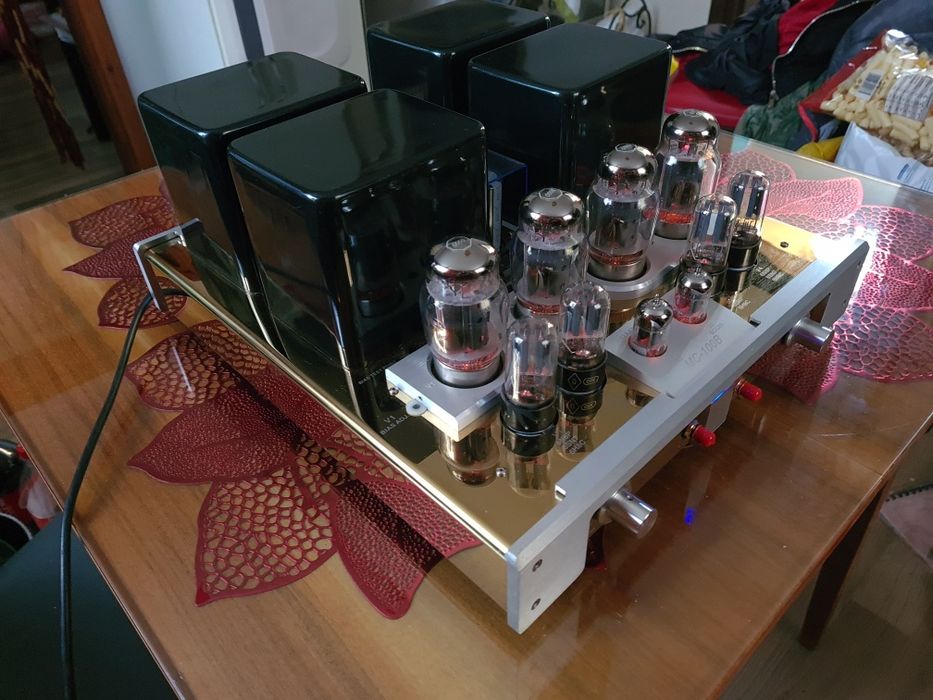 Wzmacniacz lampowy Yaqin MC -100 B Dual Mono po profesjonalnym tuningu