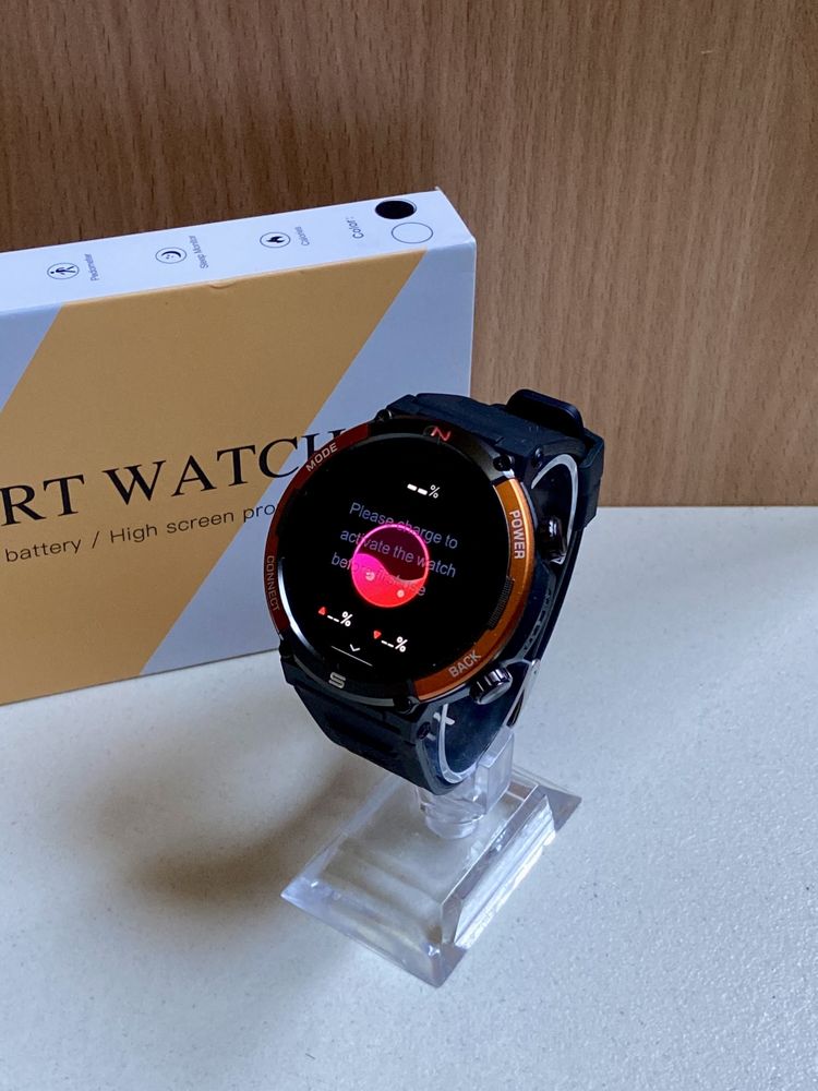 Nowy SmartWatch Funkcja Dzwonienia Kompas Bransoleta + Pasek Gratis