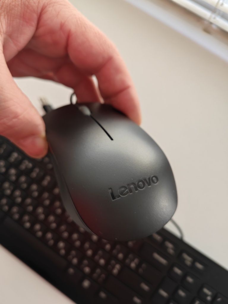Набор Lenovo клавиатура+ мышка проводные