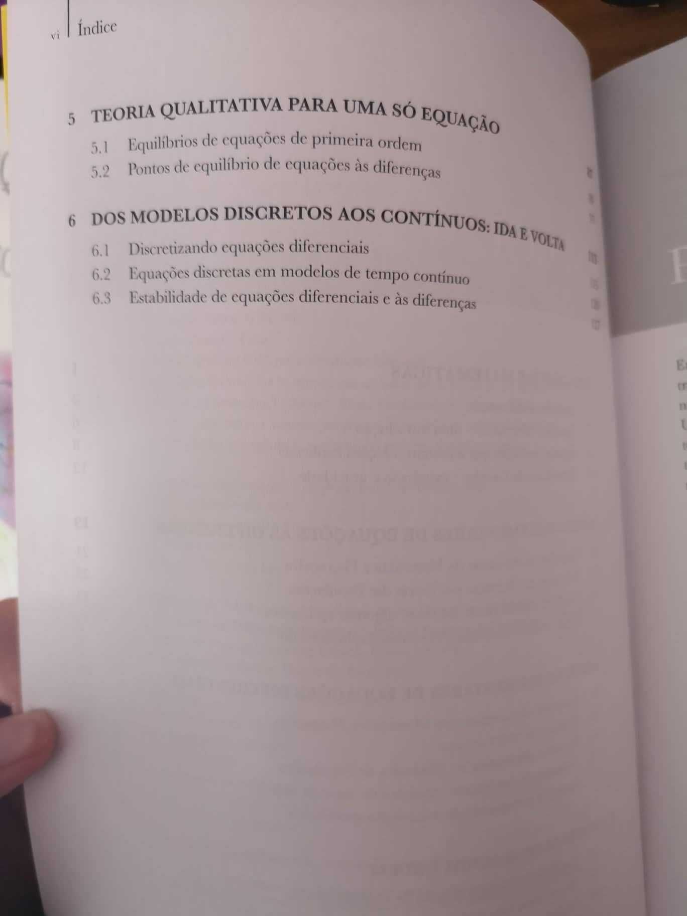 Modelação matemática em dimensão 1