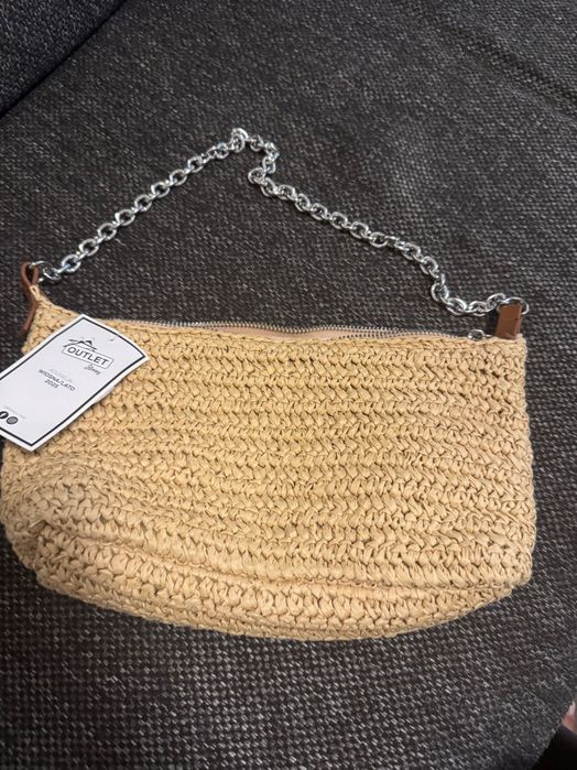 Torebka na ramię pleciona mała Parfois