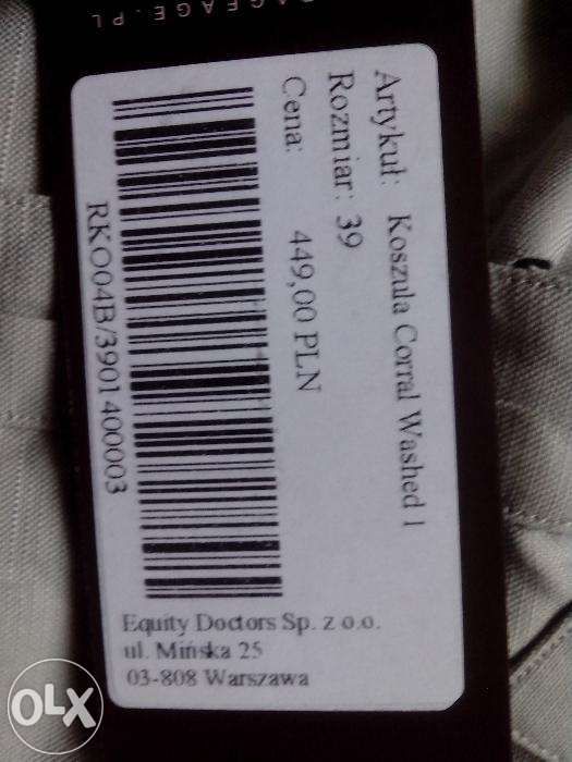 Koszula Rage Age NOWA!!! rozmiar 39