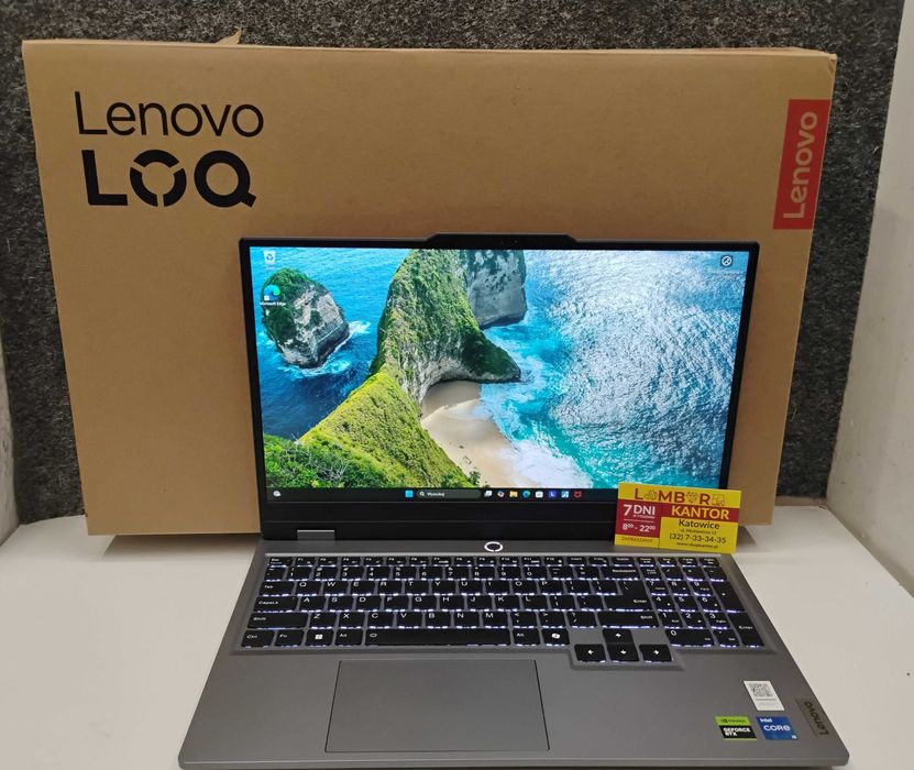 [3232/25] Laptop Lenovo LOQ 15 I5-12450HX 500GB SSD 16GB DDR5 RTX 3050