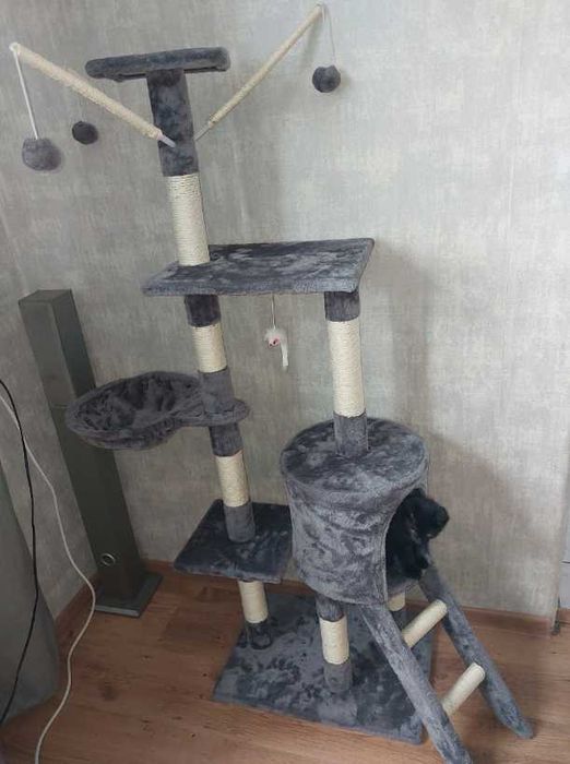 TWÓJ KOT MUSI TO MIEĆ! Drapak dla kota NOWY wysoki 138cm