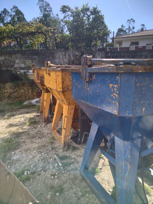 Baldes betao e porta paletes