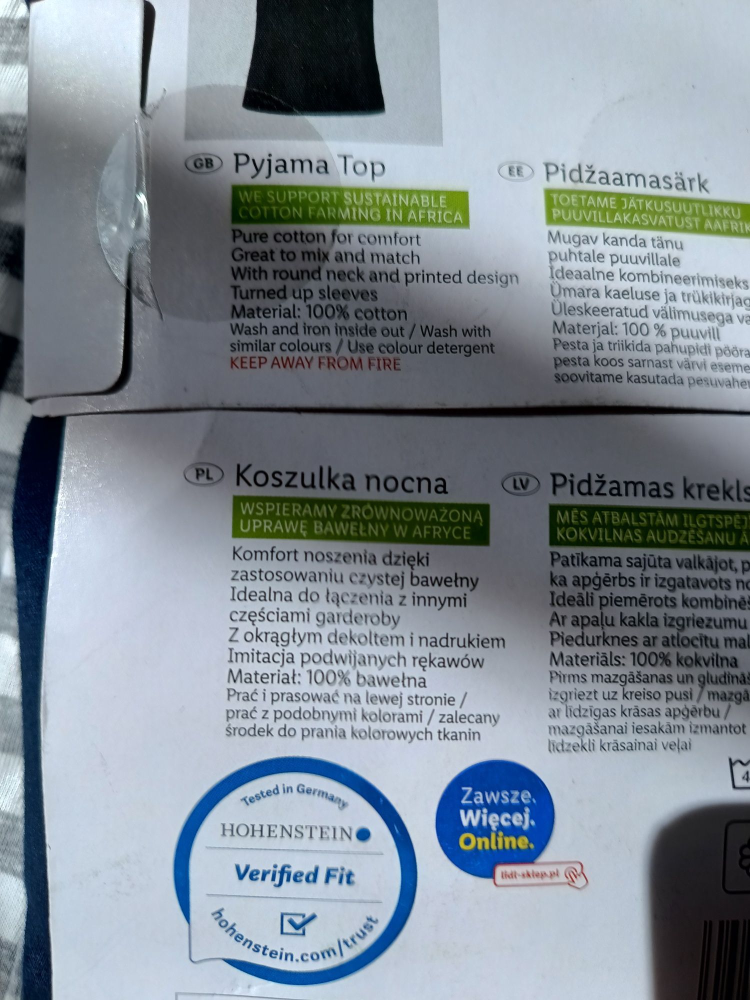 Piżama damska dwuczęściowa Esmara