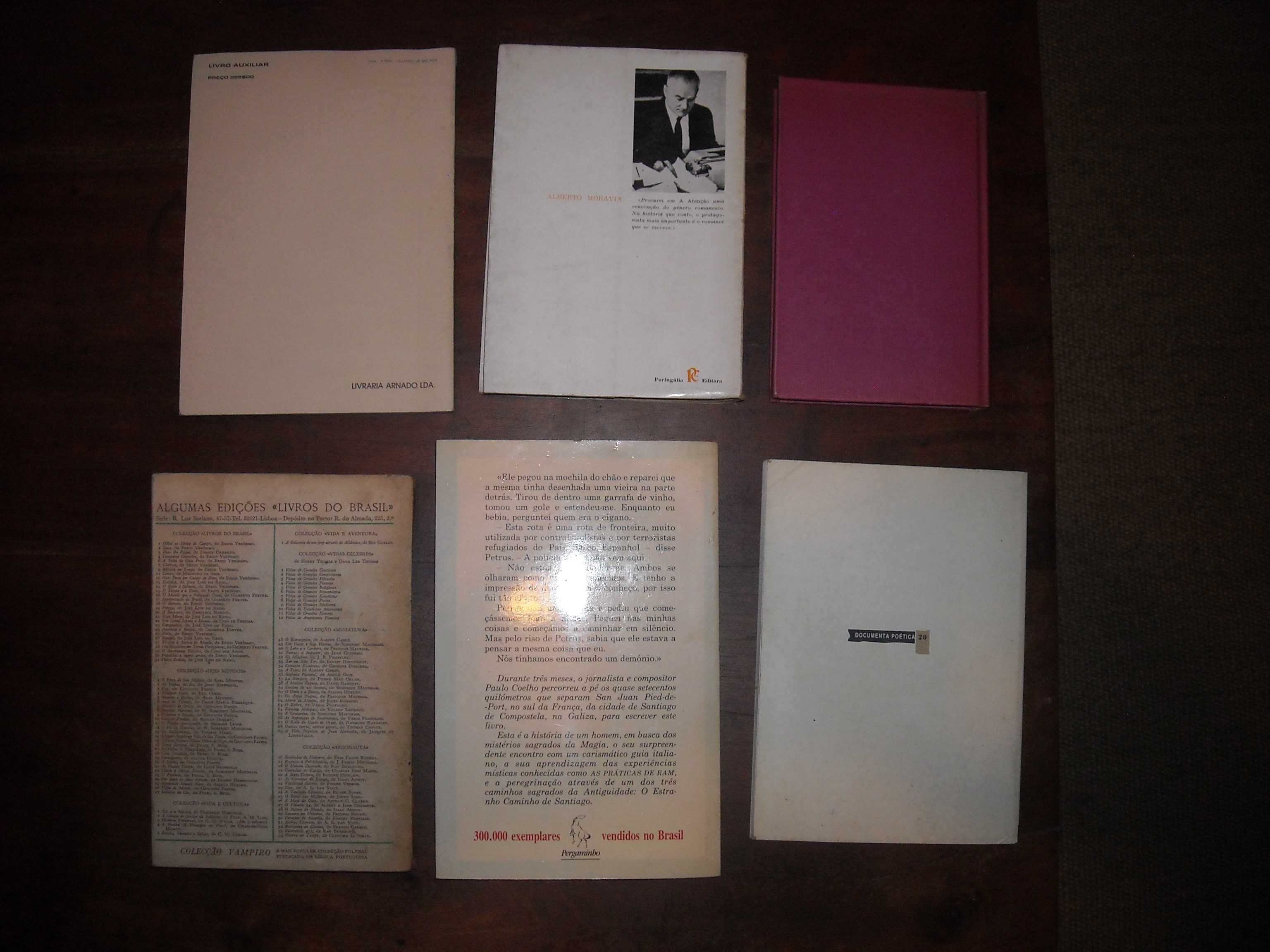 Livros diversos Caldwell, Breton, Gil Vicente, Moravia, Curie, Coelho