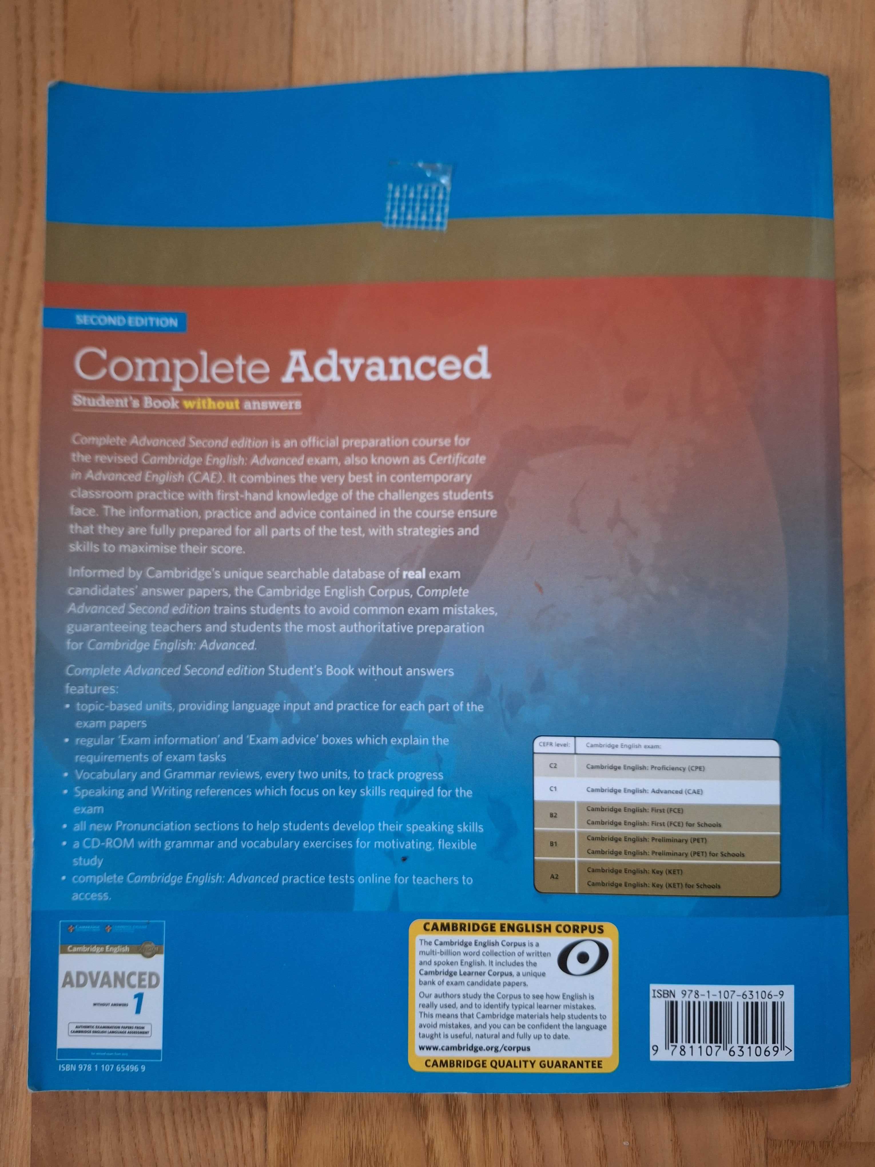 Complete Advanced Student's Book without answers + CD