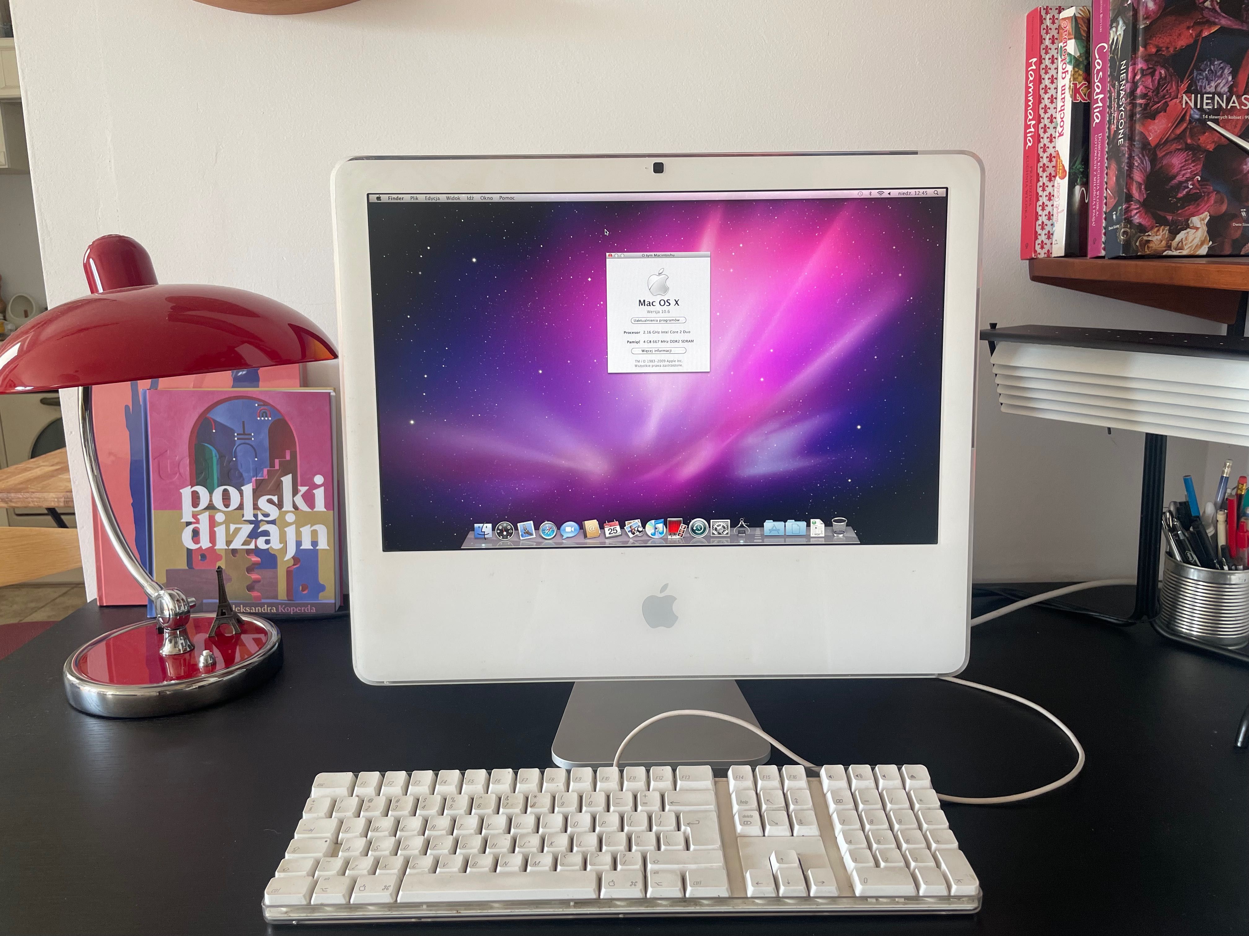 Apple iMac 20" Intel Core 2 Duo 2.16 GHZ 250GB HDD
