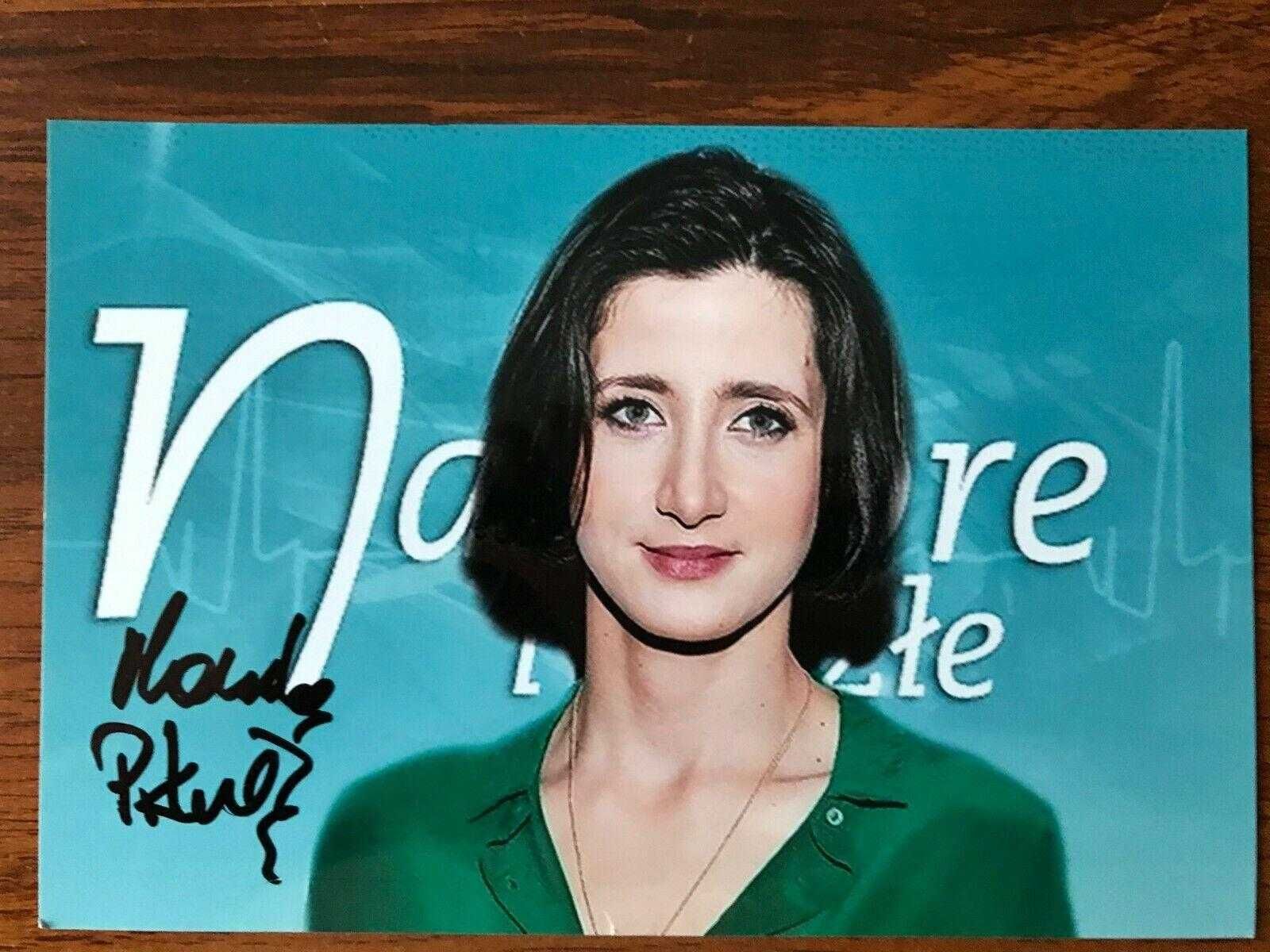 Aktorka Monika Pikuła, zdjęcie z autografem 10x15