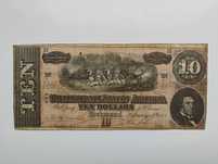 Banknot USA - 10 dolarów z 1864 r.