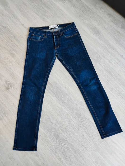 Spodnie damskie dżinsowe jeansy wysoki stan topMan 36 straight bawełna