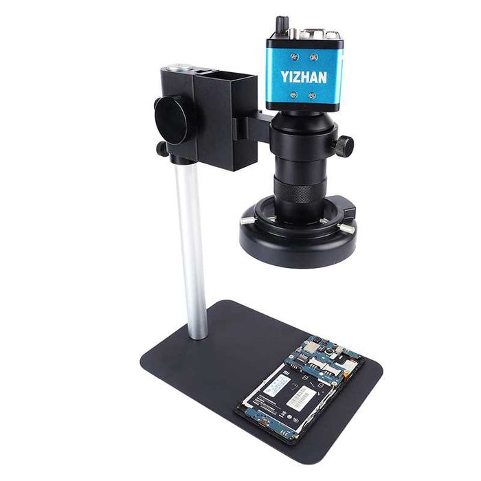 Микроскоп промышленный для электроники 13Мп 1080P VGA, 180x зум, LED