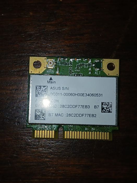 Placa wireless portátil ASUS