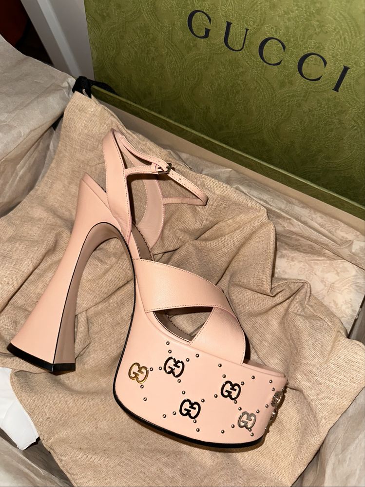 Gucci Malaga Stud Platform 40EU