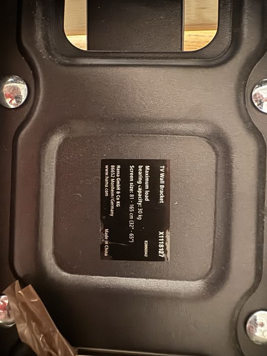 Wieszak na telewizor Hama