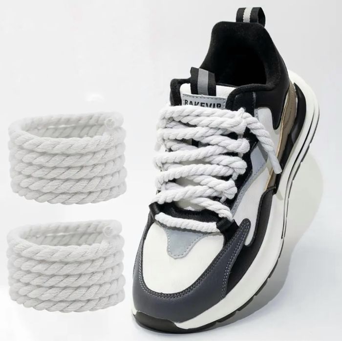 Шнурки канати бавовняні, плетені шнурки; Різна товщина