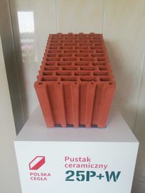 Pustak ceramiczny,pustaki MAX poryzowany 25 P+W Keram 360/250/238