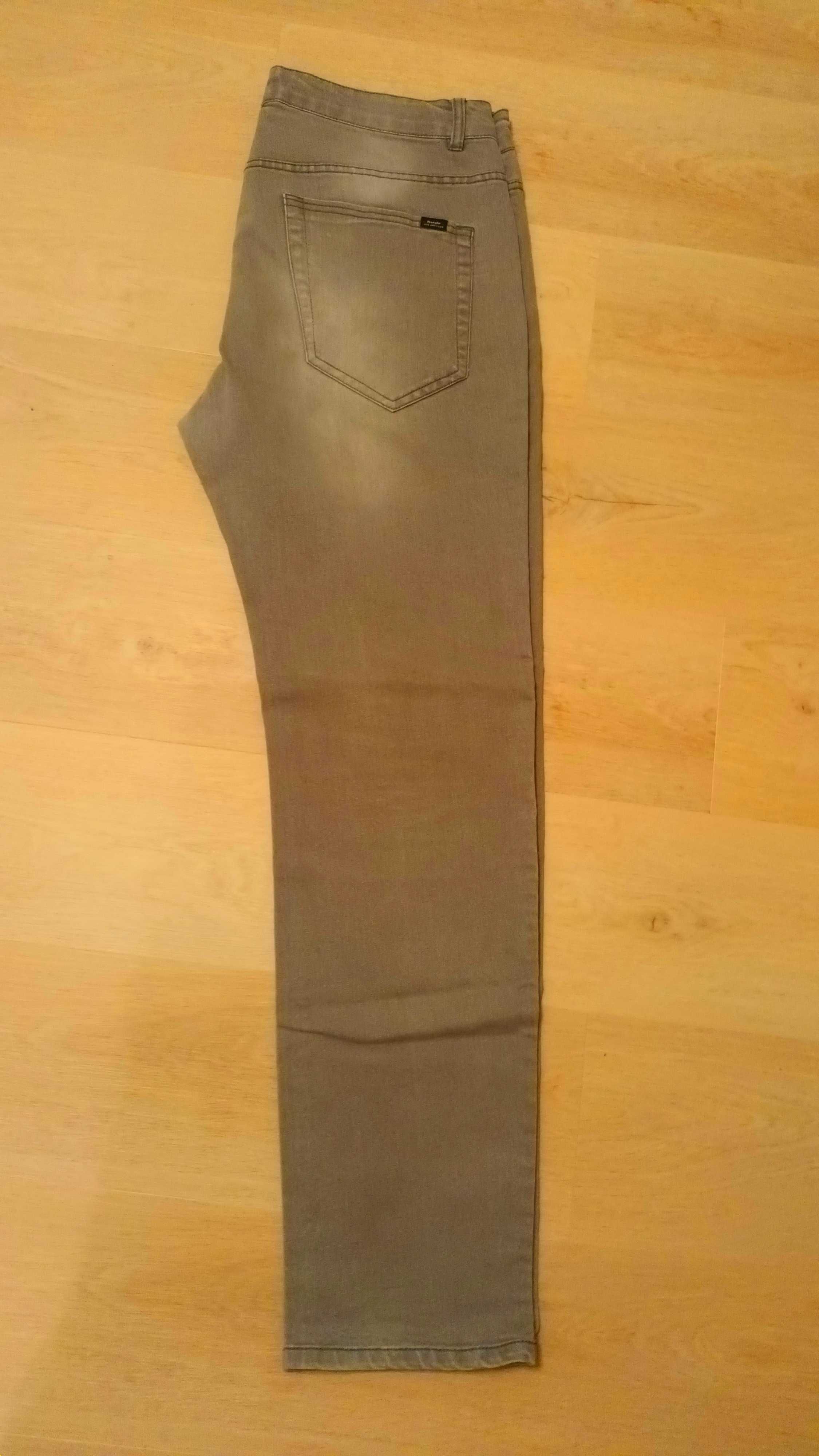 Spodnie jeansowe męskie szare House Denin W34 L32