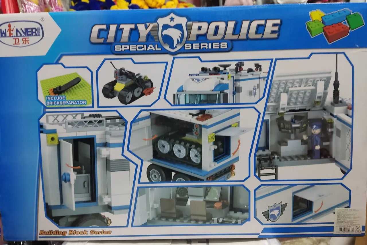 Конструктор City 1203 Полиция Передвижная полицейская база Lego 691 д