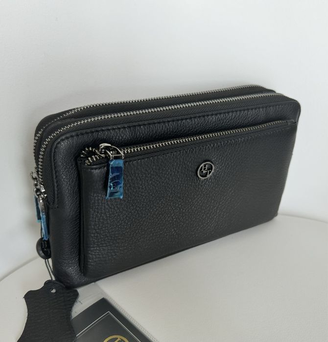HT Leather барсетка шкіряна Клатч чоловічий натуральна шкіра Кожаная