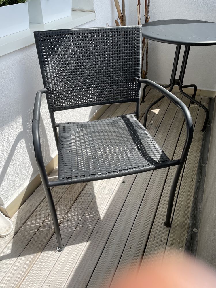 Stolik ogrodowo/balkonowy z krzesełkiem