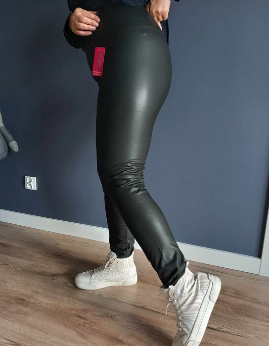 Legginsy, spodnie z ekoskóry 4 xl