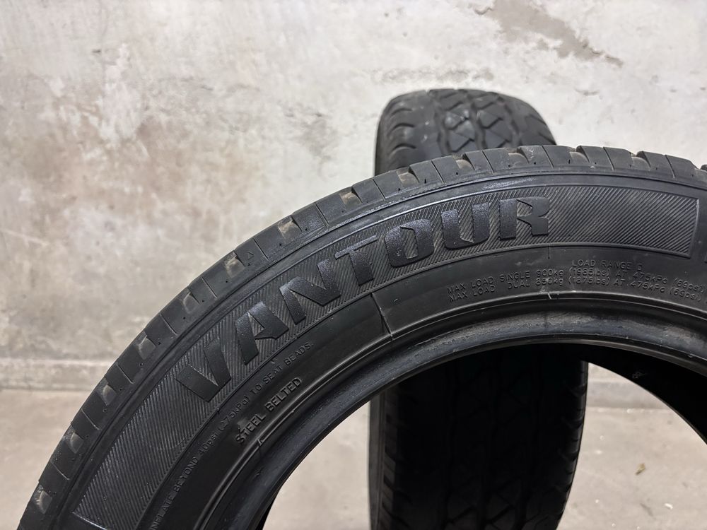 Dwie letnie Powertrac Vantour 195/65 R16 C 2019 6-6,5mm