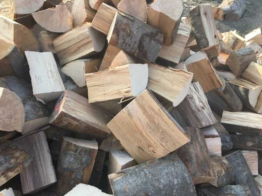 Drewno kominkowe/opałowe, sezonowane, cięte i łupane
