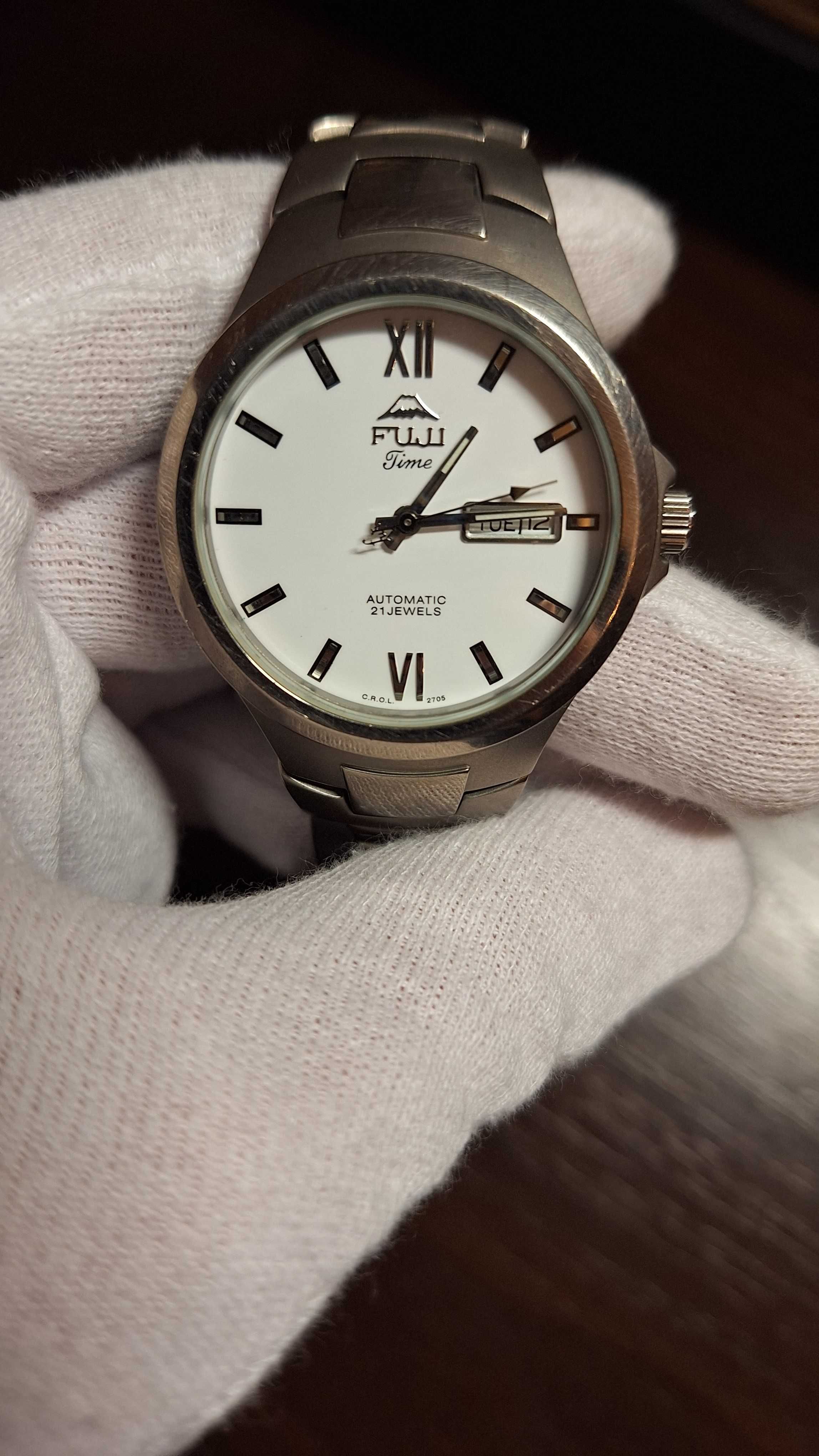 Zegarek Męski Fuji Time Automatic All Titanium M2705AT 38mm